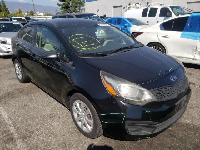 KIA RIO LX 2013 with VIN KNADM4A3XD6103478 - Photo from auction