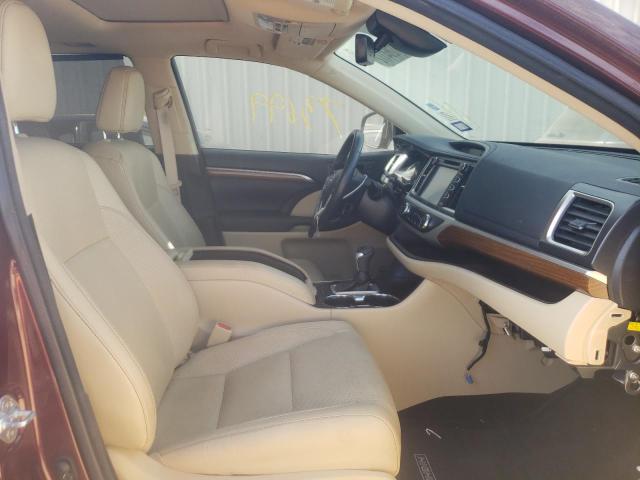 Photo 5 from auction – 2017 TOYOTA HIGHLANDER with VIN 5TDYZRFH5HS207258