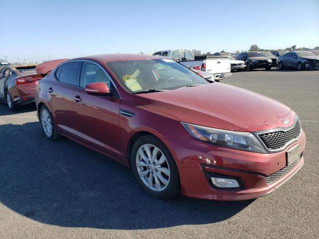 KIA OPTIMA LX 2014 with VIN 5XXGM4A73EG340125 - Photo from auction