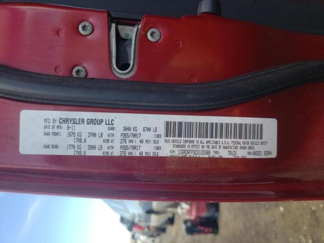 Photo 10 from auction – 2012 DODGE RAM 1500 S with VIN 1C6RD6FP3CS123388
