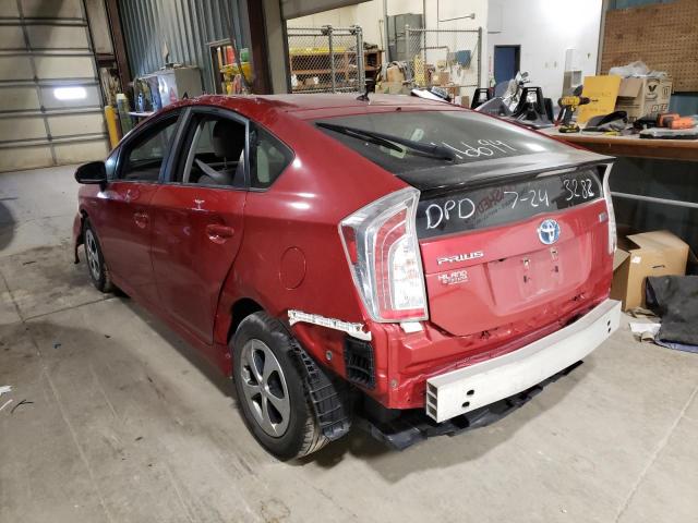Photo 3 from auction – 2015 TOYOTA PRIUS with VIN JTDKN3DU6F0453282