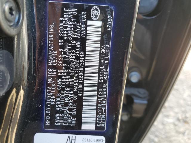 Photo 10 from auction – 2016 TOYOTA AVALON XLE with VIN 4T1BK1EB0GU228419