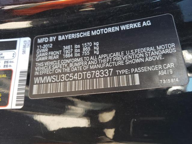 Photo 10 from auction – 2013 MINI COOPER with VIN WMWSU3C54DT678337