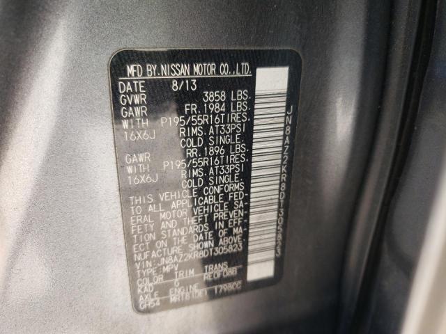 Photo 10 from auction – 2013 NISSAN CUBE S with VIN JN8AZ2KR8DT305823