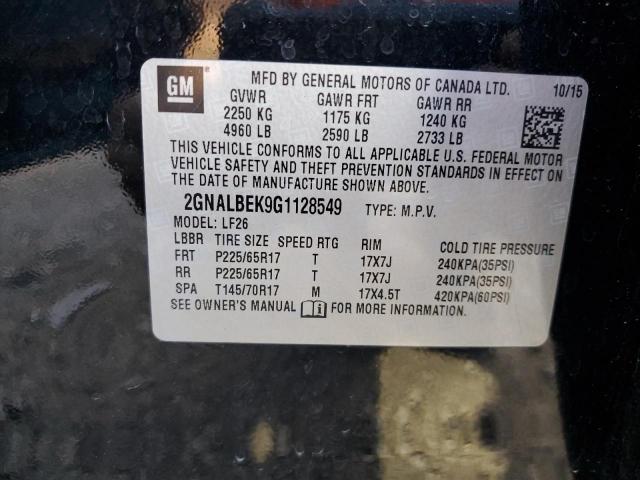 Photo 10 from auction – 2016 CHEVROLET EQUINOX LS with VIN 2GNALBEK9G1128549