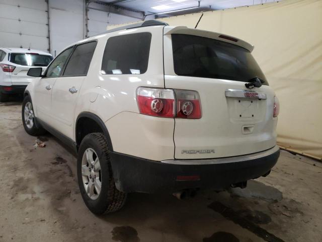 Photo 3 from auction – 2011 GMC ACADIA SLE with VIN 1GKKRPED0BJ303395