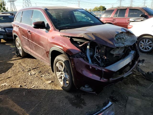 TOYOTA HIGHLANDER 2016 with VIN 5TDDKRFH7GS237900 - Photo from auction