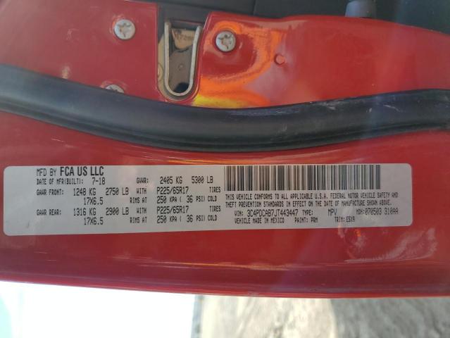 Photo 10 from auction – 2018 DODGE JOURNEY SE with VIN 3C4PDCAB7JT443447