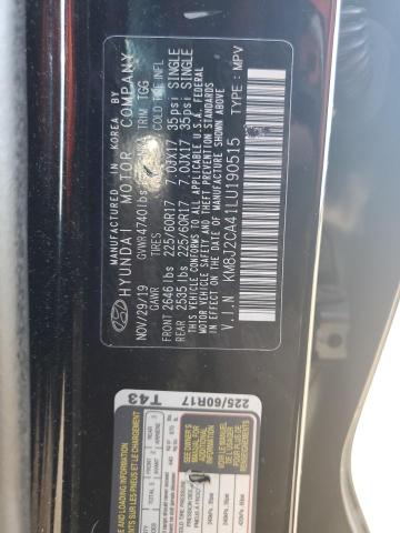 Photo 10 from auction – 2020 HYUNDAI TUCSON SE with VIN KM8J2CA41LU190515