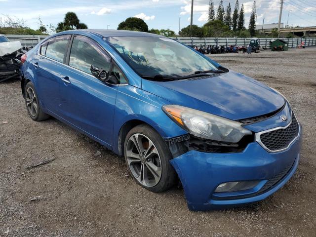 KIA FORTE EX 2014 with VIN KNAFZ4A83E5065346 - Photo from auction