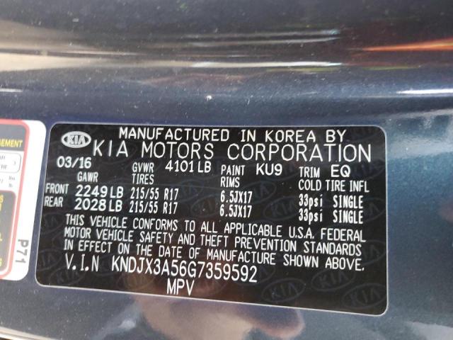 Photo 10 from auction – 2016 KIA SOUL ! with VIN KNDJX3A56G7359592
