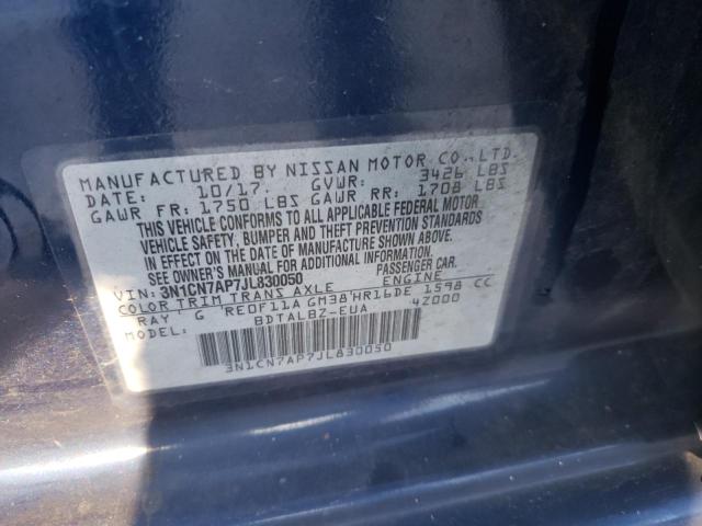 Photo 10 from auction – 2018 NISSAN VERSA S with VIN 3N1CN7AP7JL830050