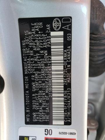 Photo 10 from auction – 2015 TOYOTA COROLLA L with VIN 2T1BURHE6FC457623