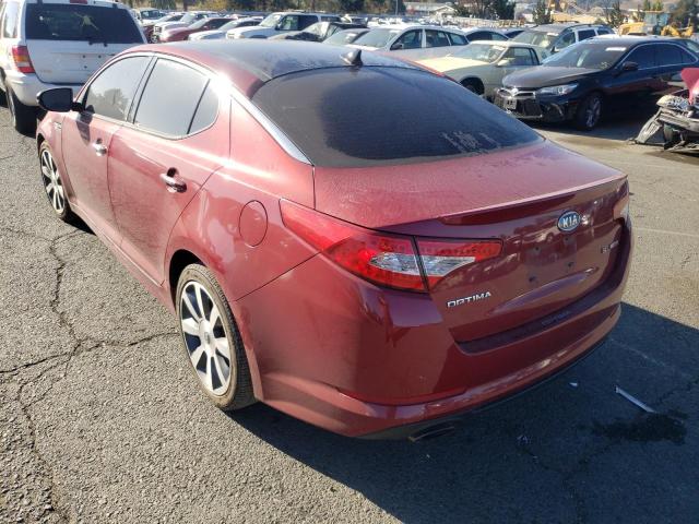 Photo 3 from auction – 2011 KIA OPTIMA SX with VIN KNAGR4A6XB5141630