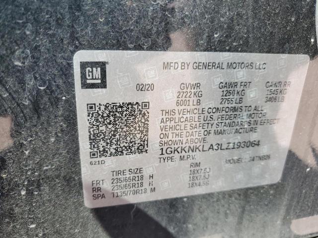 Photo 10 from auction – 2020 GMC ACADIA SLE with VIN 1GKKNKLA3LZ193064