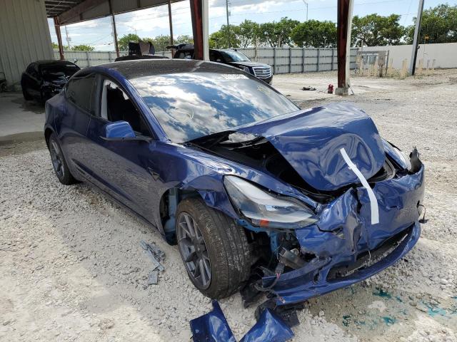 TESLA MODEL 3 2021 with VIN 5YJ3E1EA0MF048210 - Photo from auction