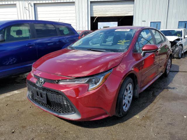 Photo 2 from auction – 2022 TOYOTA COROLLA LE with VIN 5YFEPMAE0NP311850