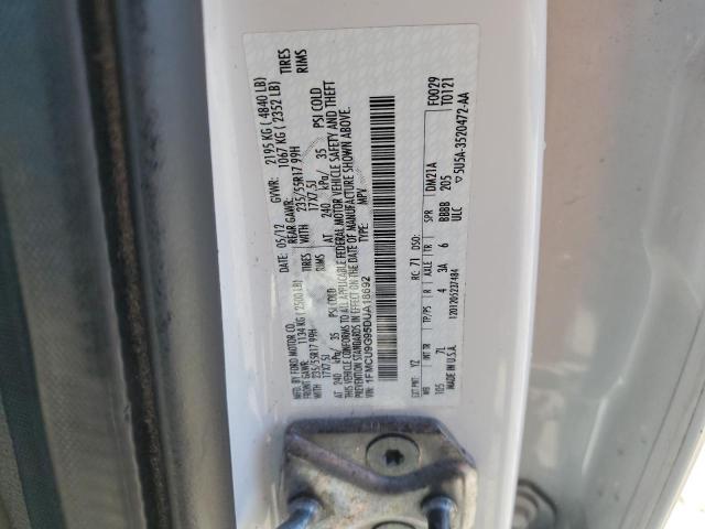 Photo 10 from auction – 2013 FORD ESCAPE SE with VIN 1FMCU9G95DUA18692