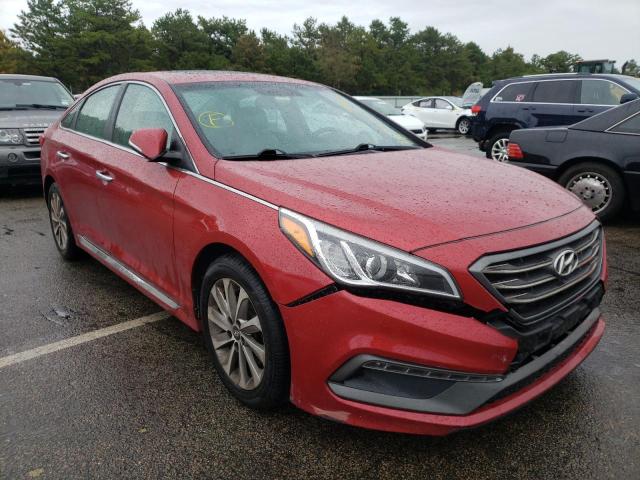 HYUNDAI SONATA SPO 2017 with VIN 5NPE34AF5HH468151 - Photo from auction
