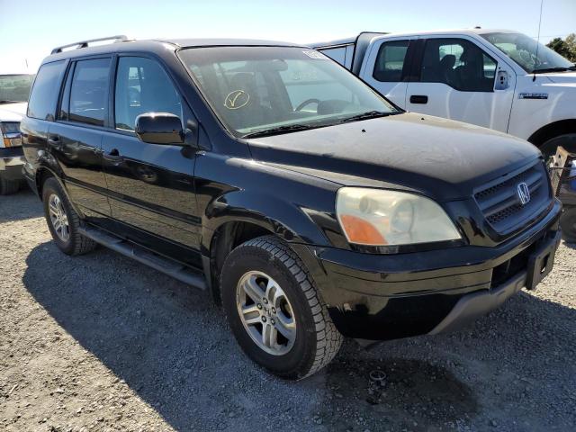 HONDA PILOT EXL 2004 with VIN 2HKYF18704H588418 - Photo from auction