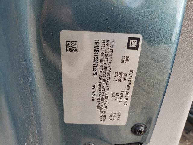 Photo 10 from auction – 2010 CHEVROLET COBALT LS with VIN 1G1AB1F55A7122751