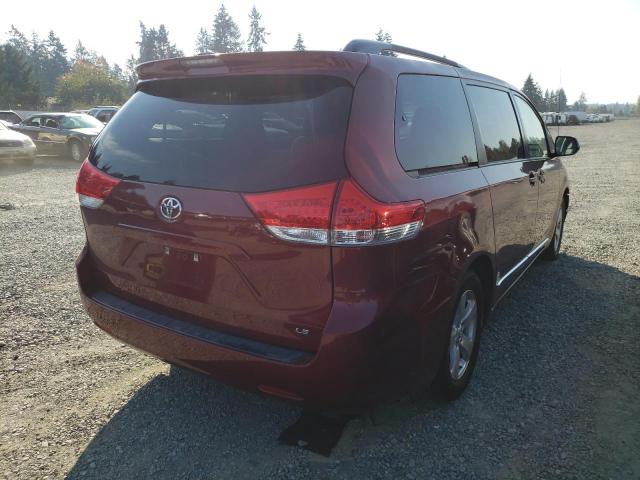 Photo 4 from auction – 2013 TOYOTA SIENNA LE with VIN 5TDKK3DC8DS341920