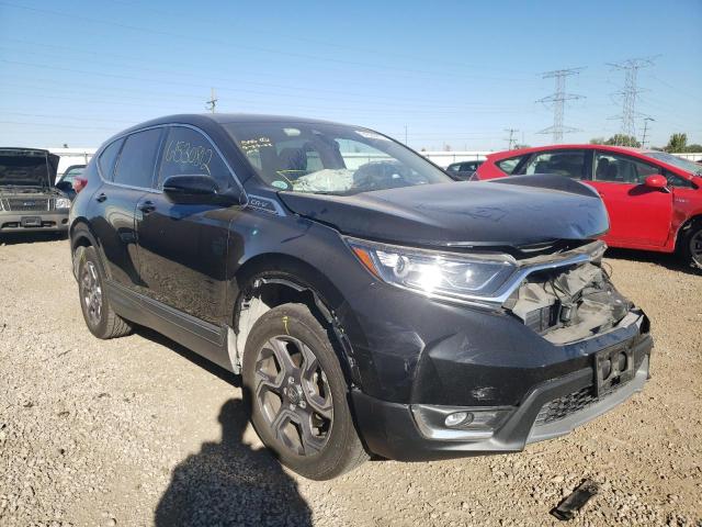 HONDA CR-V EX 2018 with VIN 7FARW2H53JE014371 - Photo from auction