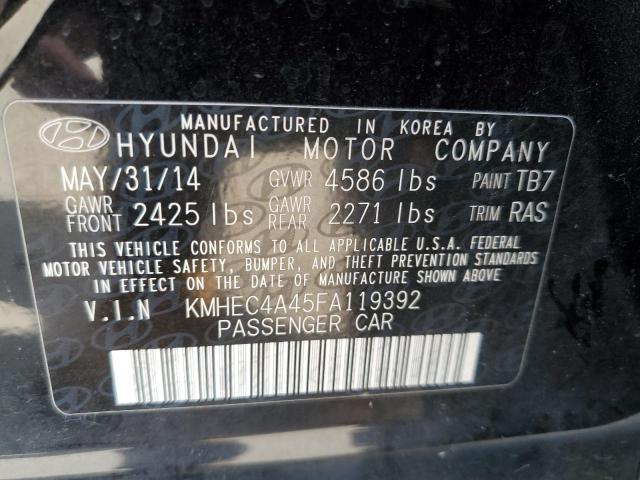 Photo 10 from auction – 2015 HYUNDAI SONATA HYB with VIN KMHEC4A45FA119392
