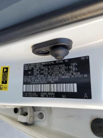 Photo 10 from auction – 2012 TOYOTA HIGHLANDER with VIN 5TDYK3EH4CS088159