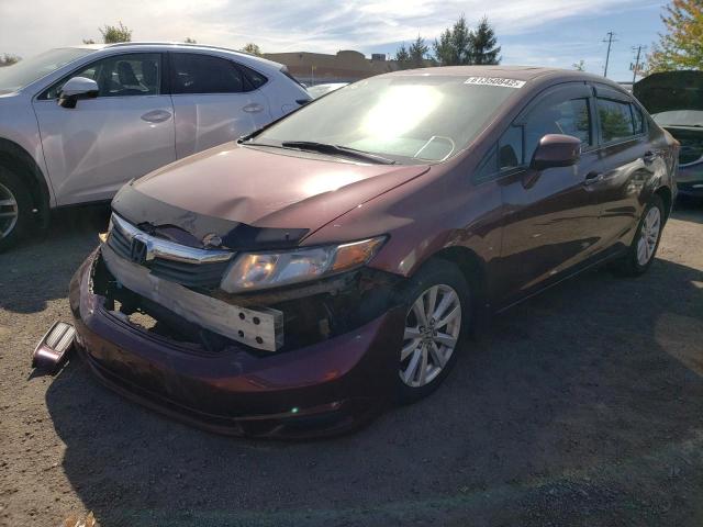 Photo 2 from auction – 2012 HONDA CIVIC LX with VIN 2HGFB2E59CH039563
