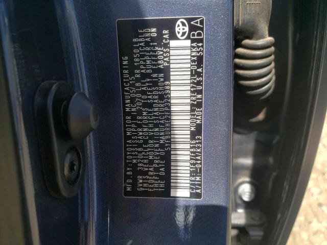 Photo 10 from auction – 2015 TOYOTA COROLLA L with VIN 5YFBURHE2FP325989