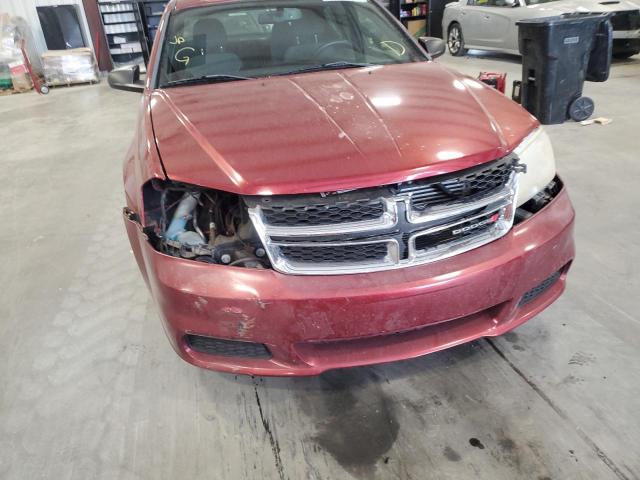 Photo 9 from auction – 2014 DODGE AVENGER SE with VIN 1C3CDZAG9EN233018