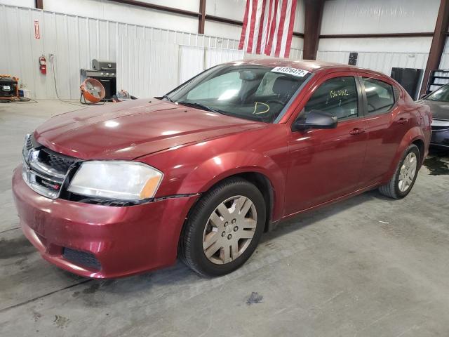 Photo 2 from auction – 2014 DODGE AVENGER SE with VIN 1C3CDZAG9EN233018