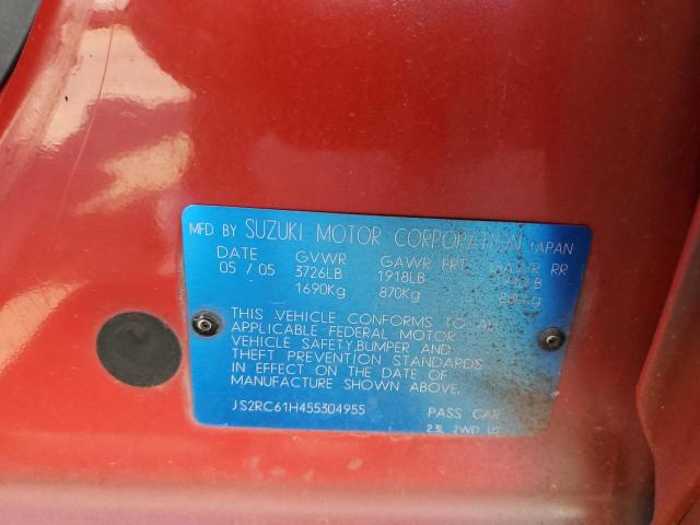 Photo 10 from auction – 2005 SUZUKI AERIO SX with VIN JS2RC61H455304955