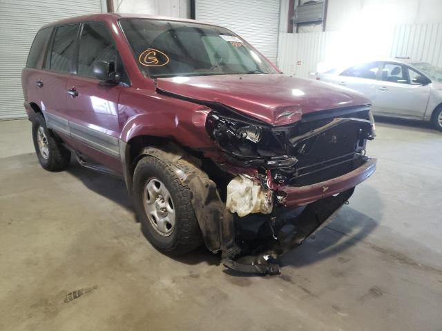 HONDA PILOT LX 2005 with VIN 2HKYF18185H523040 - Photo from auction