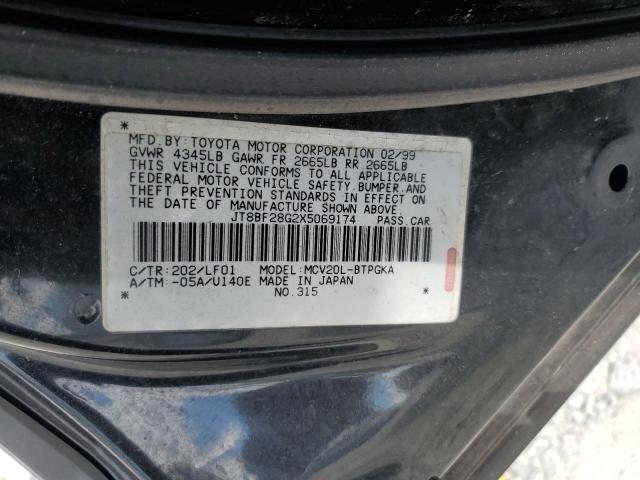 Photo 10 from auction – 1999 LEXUS ES 300 with VIN JT8BF28G2X5069174