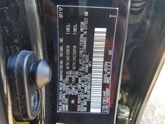 Photo 10 from auction – 2017 TOYOTA HIGHLANDER with VIN 5TDDZRFH8HS448505