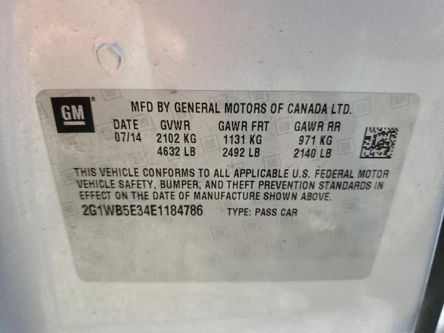 Photo 10 from auction – 2014 CHEVROLET IMPALA LIM with VIN 2G1WB5E34E1184786