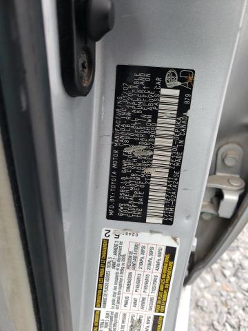 Photo 10 from auction – 2007 TOYOTA COROLLA CE with VIN 2T1BR32E17C789090