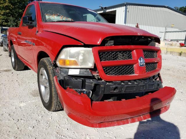 DODGE RAM 1500 S 2012 with VIN 3C6JD6AT6CG167023 - Photo from auction