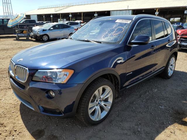 BMW X3 XDRIVE3 2012 with VIN 5UXWX7C55CL889675 - Photo from auction