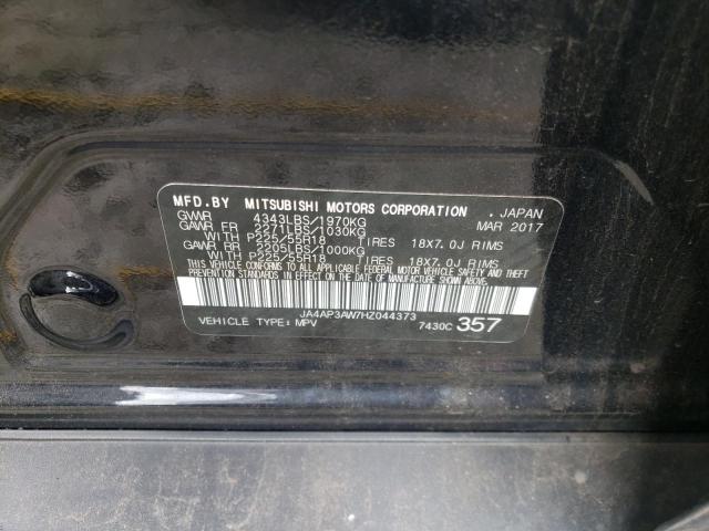 Photo 10 from auction – 2017 MITSUBISHI OUTLANDER with VIN JA4AP3AW7HZ044373