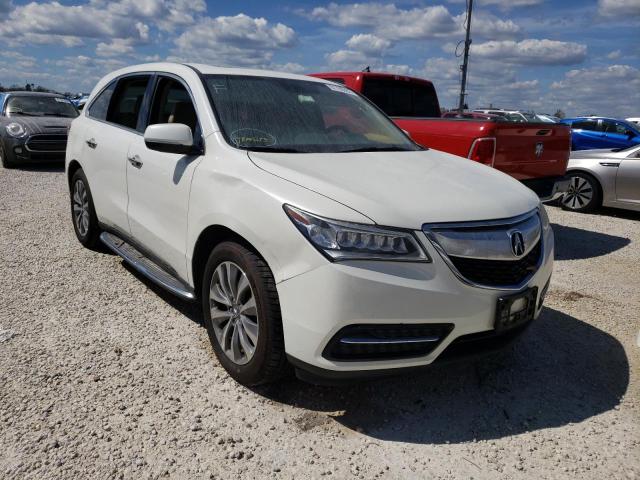 ACURA MDX TECHNO 2015 with VIN 5FRYD4H49FB018172 - Photo from auction