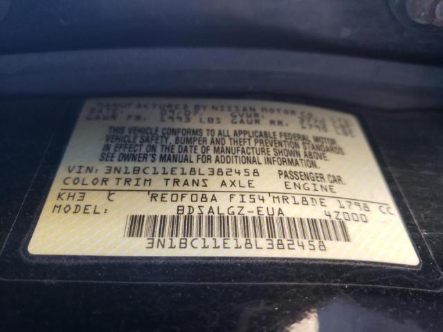 Photo 10 from auction – 2008 NISSAN VERSA S with VIN 3N1BC11E18L382458