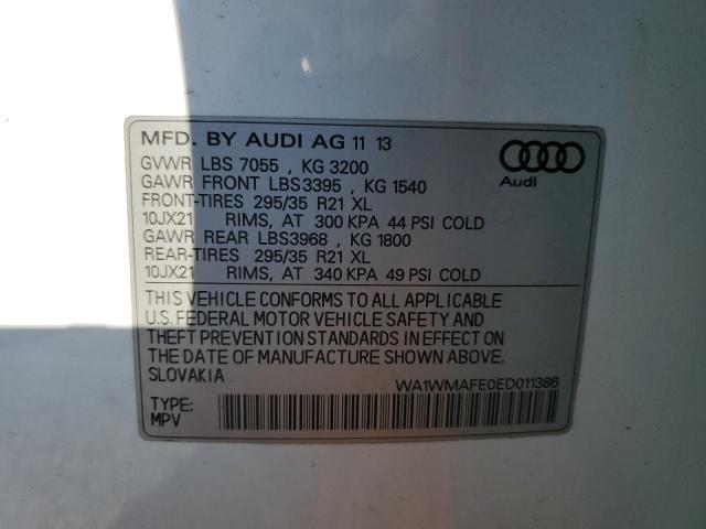 Photo 10 from auction – 2014 AUDI Q7 PRESTIG with VIN WA1WMAFE0ED011386