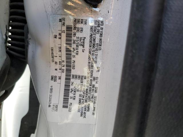 Photo 10 from auction – 2014 FORD FOCUS SE with VIN 1FADP3K21EL300686