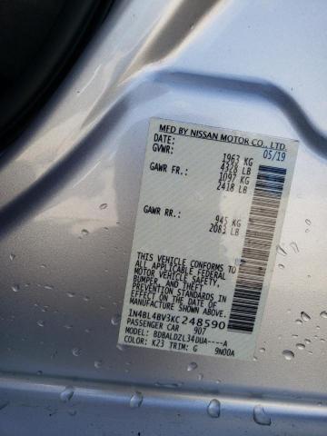 Photo 10 from auction – 2019 NISSAN ALTIMA S with VIN 1N4BL4BV3KC248590