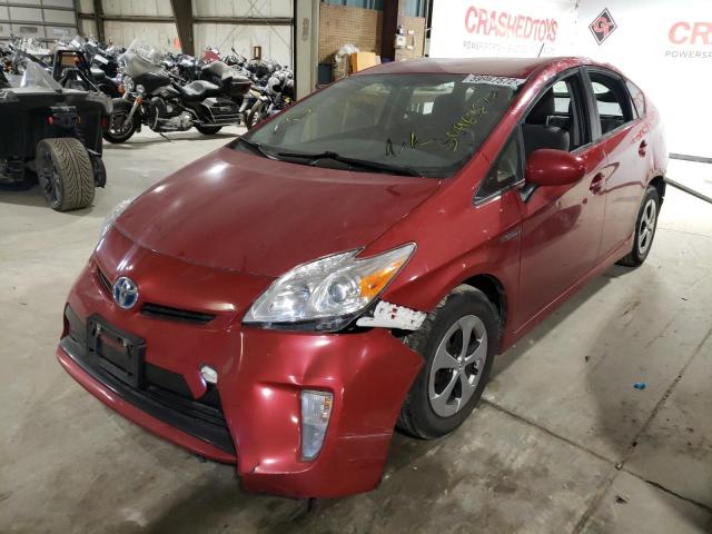 Photo 2 from auction – 2015 TOYOTA PRIUS with VIN JTDKN3DU6F0453282