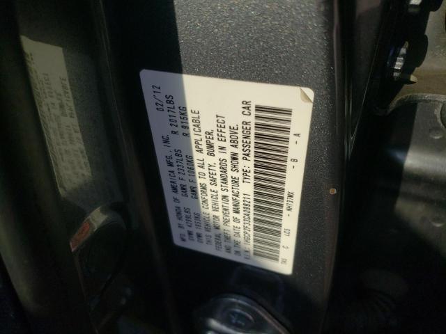 Photo 10 from auction – 2012 HONDA ACCORD LX with VIN 1HGCP2F33CA099211