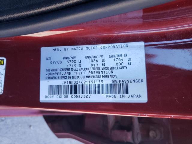 Photo 10 from auction – 2009 MAZDA 3 I with VIN JM1BK32F691191159